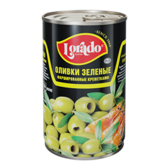 Оливки зеленые с креветками тм 