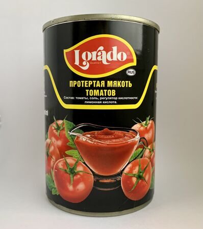 Протертая мякоть томатов тм "Lorado" 425мл, ж/б