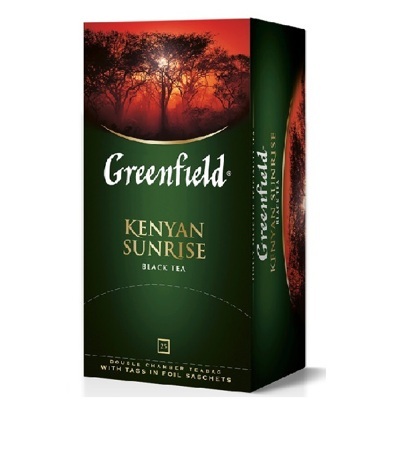 Чай Greenfield черный  в пакетиках для разовой заварки 50г (25п*2г)
