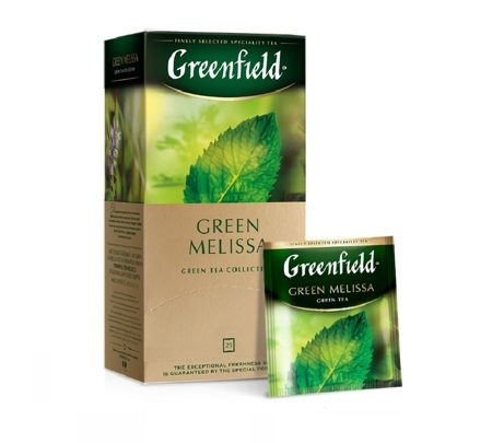 Чай Greenfield зеленый ароматизированный в пакетиках для разовой заварки (25п)