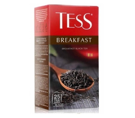 Чай Tess черный в пакетиках для разовой заварки  (25п)